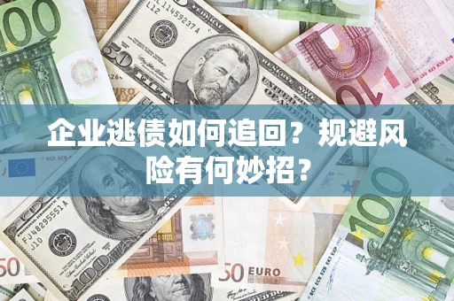 武汉企业逃债如何追回？规避风险有何妙招？