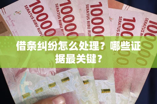 武汉借条纠纷怎么处理？哪些证据最关键？