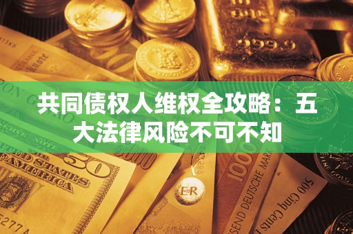 武汉共同债权人维权全攻略：五大法律风险不可不知
