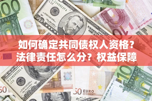 武汉如何确定共同债权人资格？法律责任怎么分？权益保障技巧揭秘！