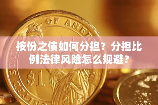 武汉按份之债如何分担？分担比例法律风险怎么规避？