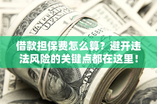 武汉借款担保费怎么算？避开违法风险的关键点都在这里！