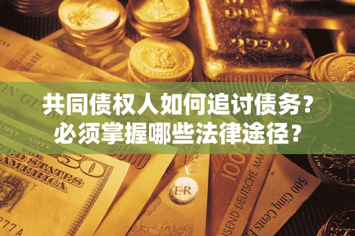 武汉共同债权人如何追讨债务？必须掌握哪些法律途径？