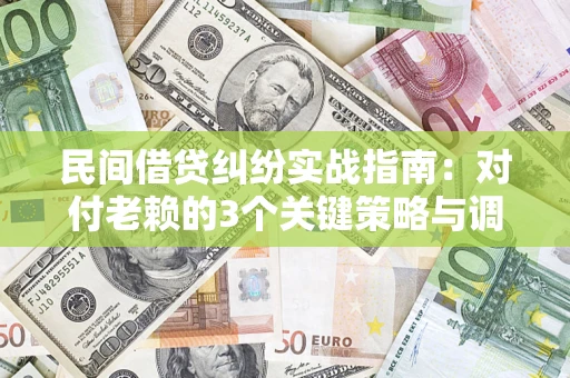 武汉民间借贷纠纷实战指南：对付老赖的3个关键策略与调解盲区解析