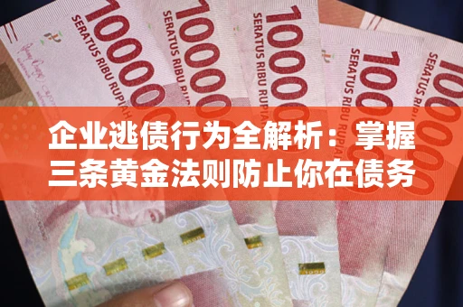武汉企业逃债行为全解析：掌握三条黄金法则防止你在债务乱局中“踩雷”