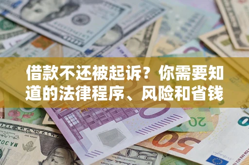 武汉借款不还被起诉？你需要知道的法律程序、风险和省钱技巧