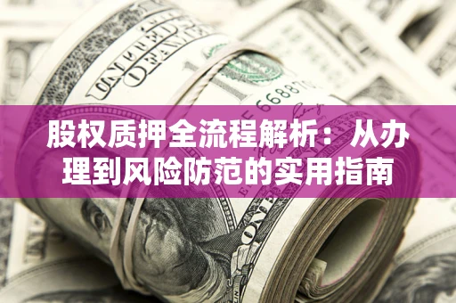 武汉股权质押全流程解析：从办理到风险防范的实用指南